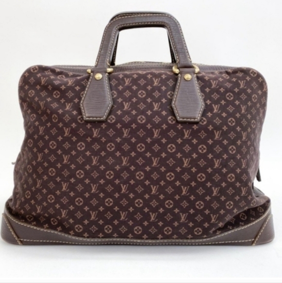 LOUIS VUITTON Mini Lin Initiales Isfahan Ebene Carryall - Picture 2 of 7